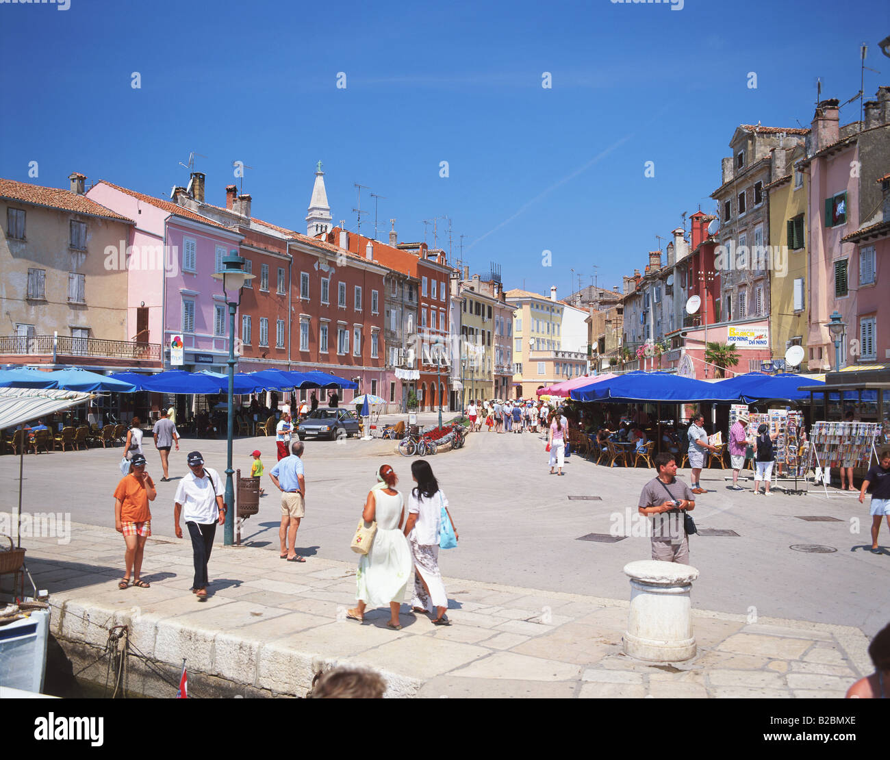 Rovinj waterfront old houses hi-res stock photography and images - Alamy