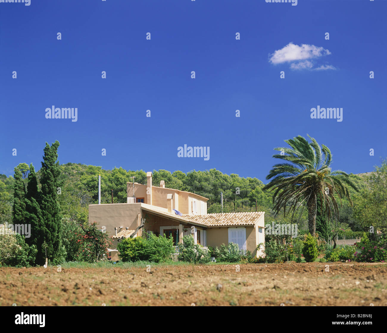 Finca Majorca Balearic Islands Stock Photo
