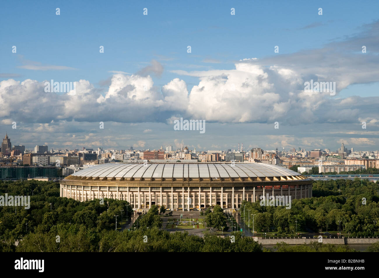 Luzhniki Stadium, Moscow Russia Stock Photo