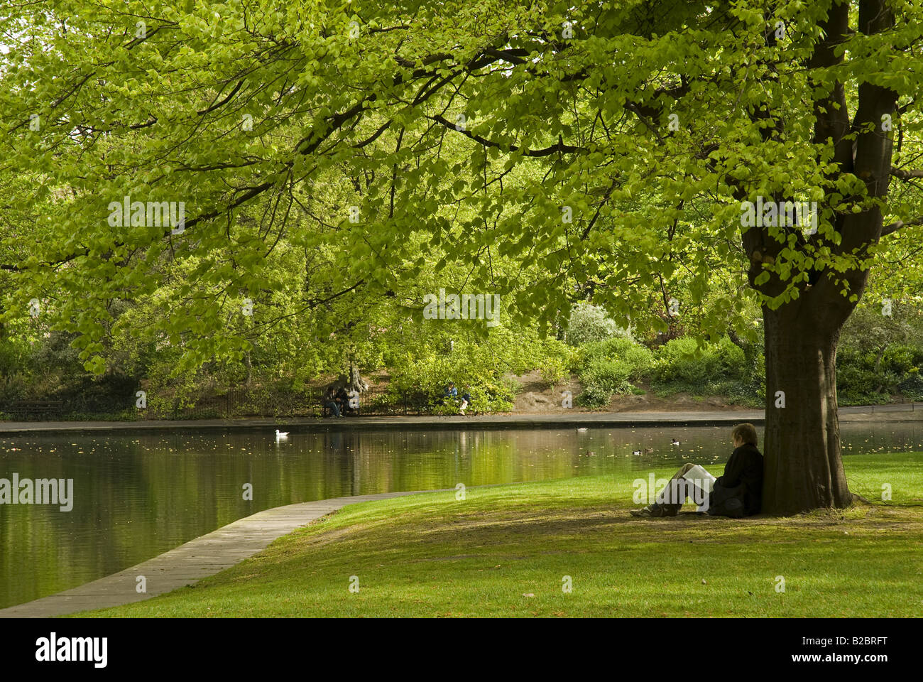 St Stephen s Green Dublin Ireland Stock Photo Alamy