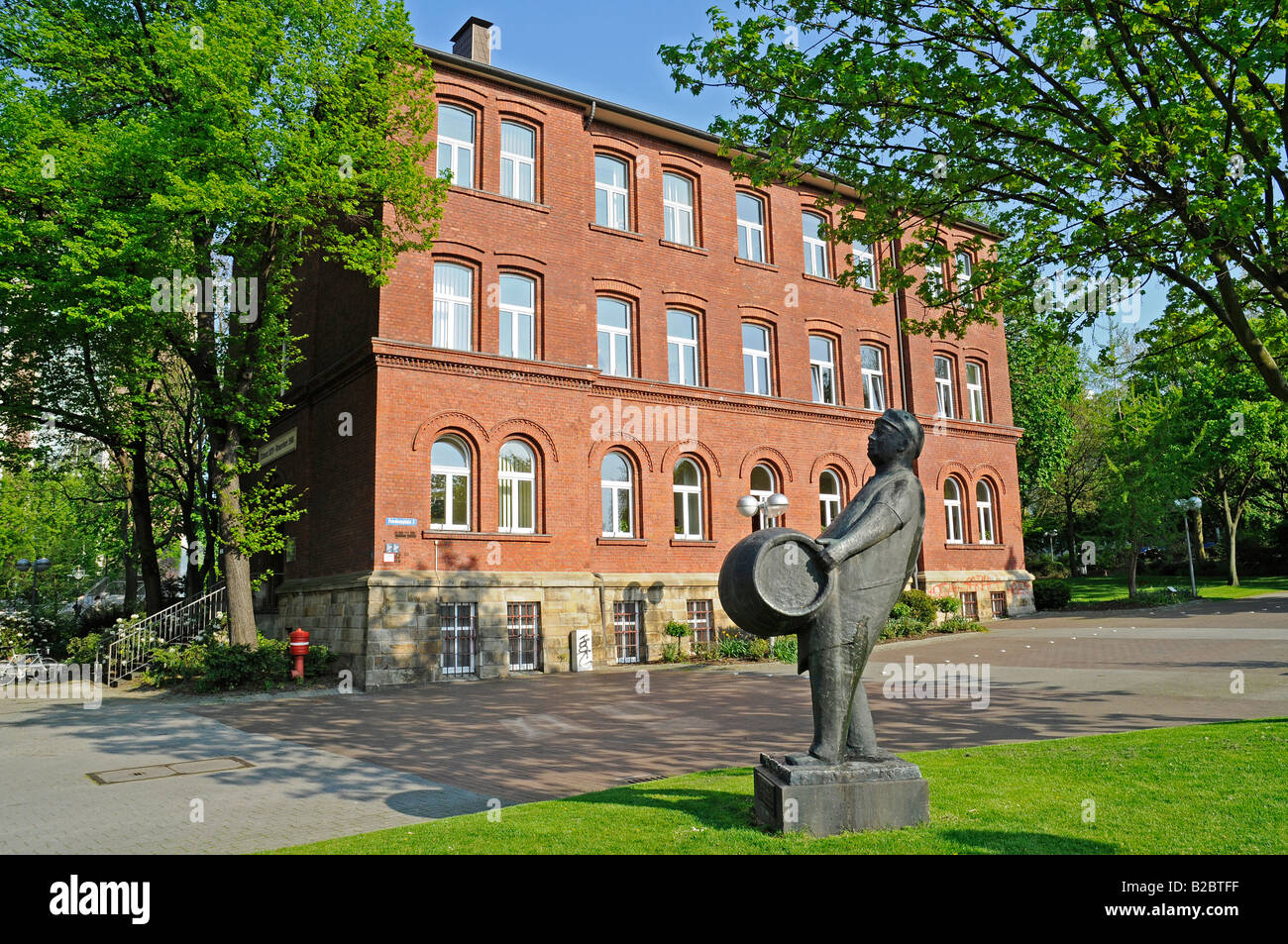 Bierkutscher Memorial, Bierstadt, city administration, park, Dortmund, North Rhine-Westphalia, Germany, Europe Stock Photo