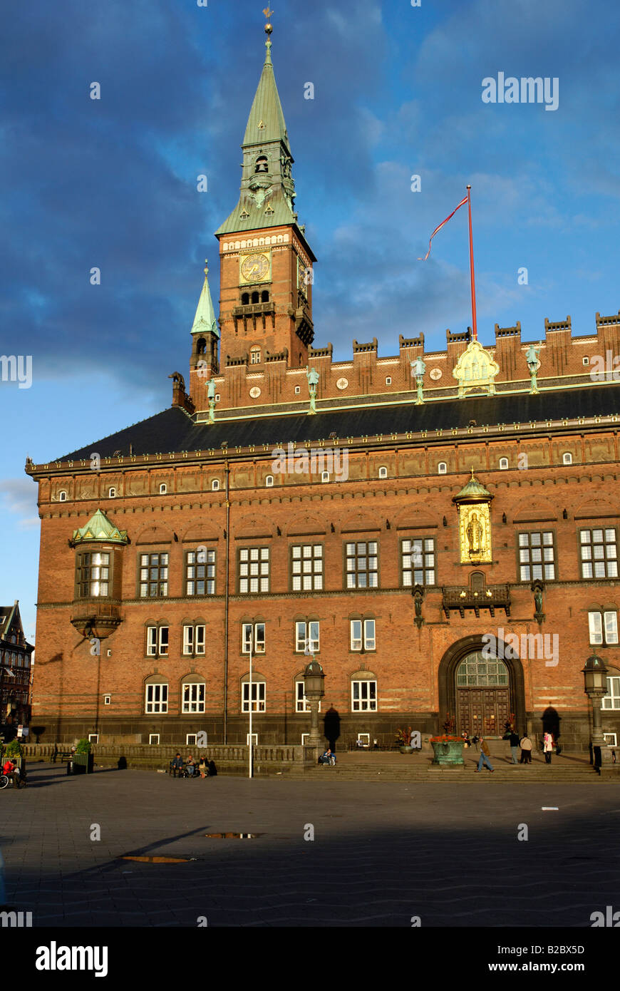 Copenhagen Town Hall, Radhus, Denmark, Scandinavia, Europe Stock Photo -  Alamy