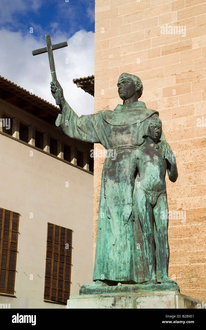 Palma de Mallorca, Fray Junípero Serra statue, founder of San Francisco