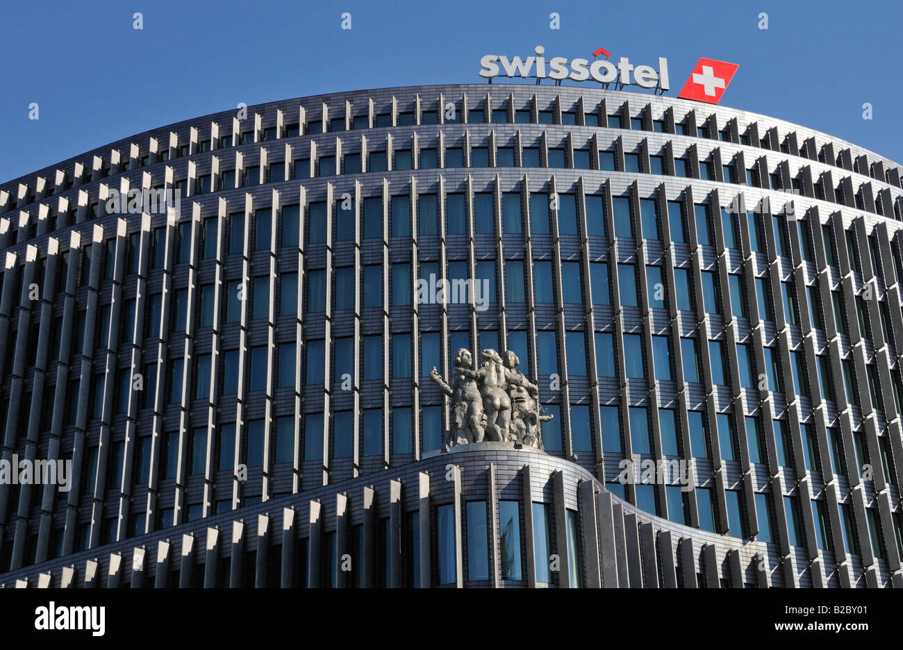 Facade of the Swissôtel Hotel, Kurfuerstendamm, Berlin, Germany, Europe Stock Photo