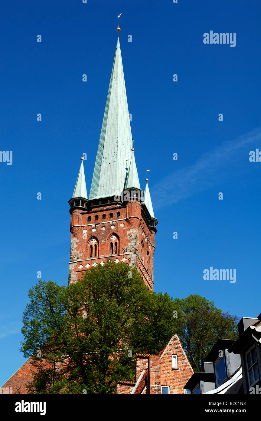 Tower of St. Petri Church, Luebeck, SchleswigHolstein, Germany, Europe Stock Photo Alamy