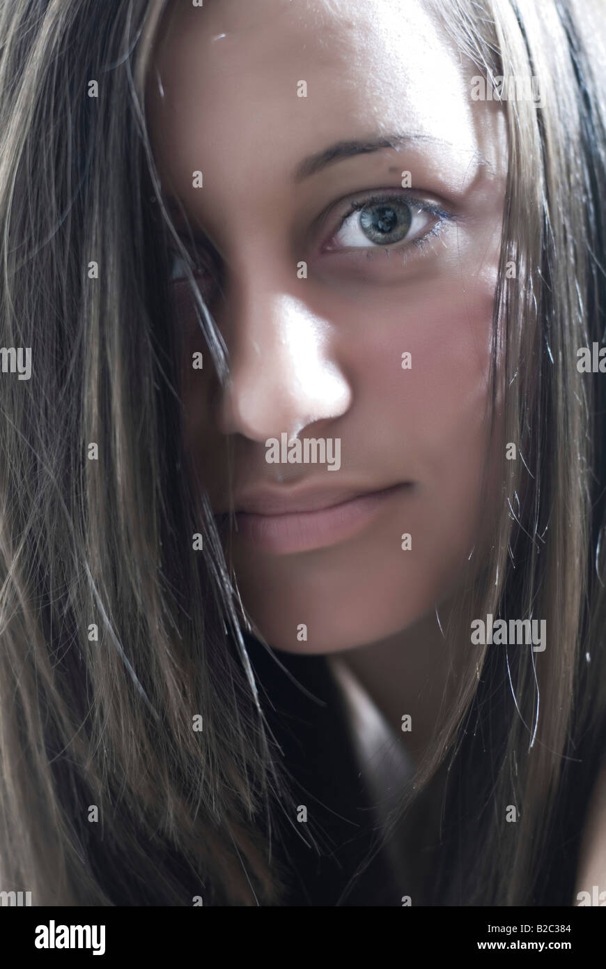 Portrait Young Woman Stock Photo Alamy Portrait Young Woman Stock Photo Alamy