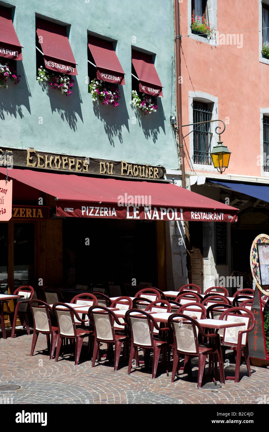 restaurant annecy haute savoie france Stock Photo - Alamy