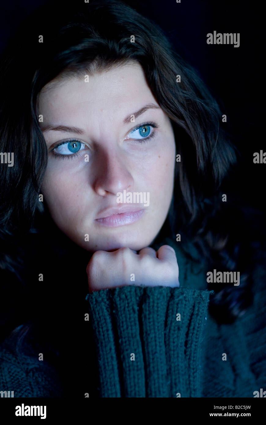 Aesthetic portrait head hi-res stock photography and images - Alamy