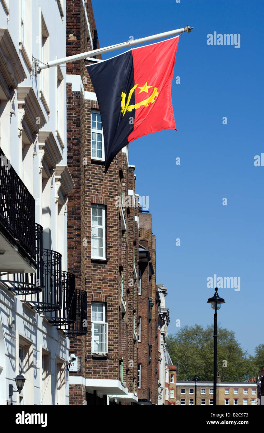 Embassy of Angola Dorset Street London W1 Stock Photo