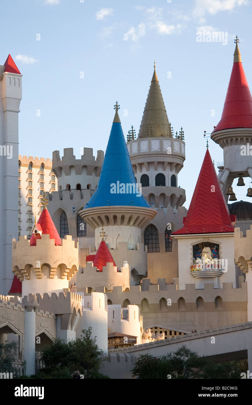 Excalibur Hotel and Casino in Las Vegas, Nevada Stock Photo