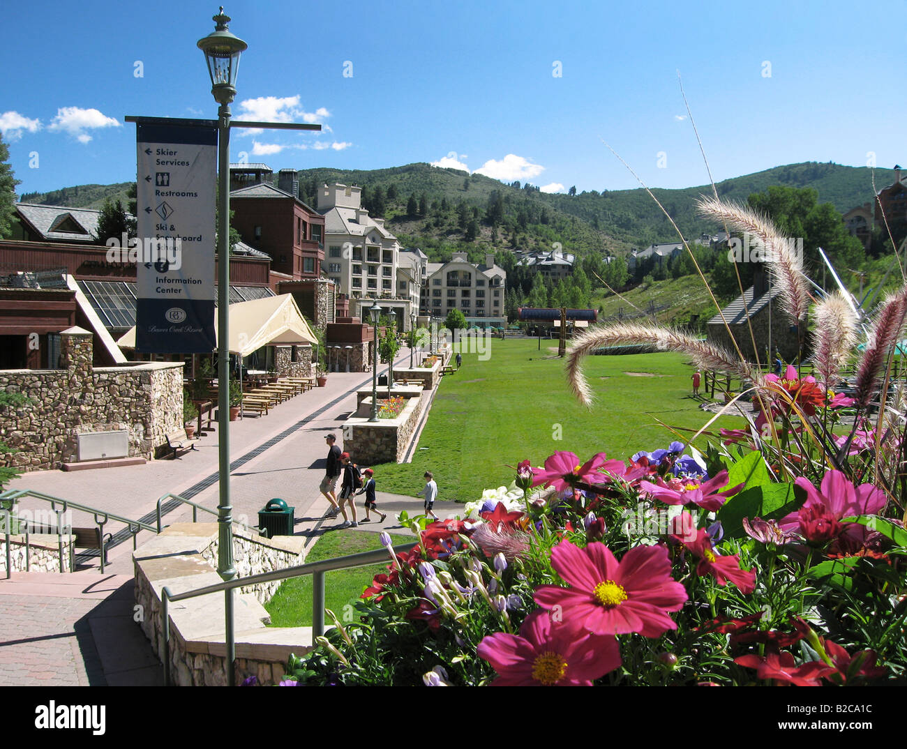 Beaver Creek Colorado summer activites Stock Photo 18710984 Alamy