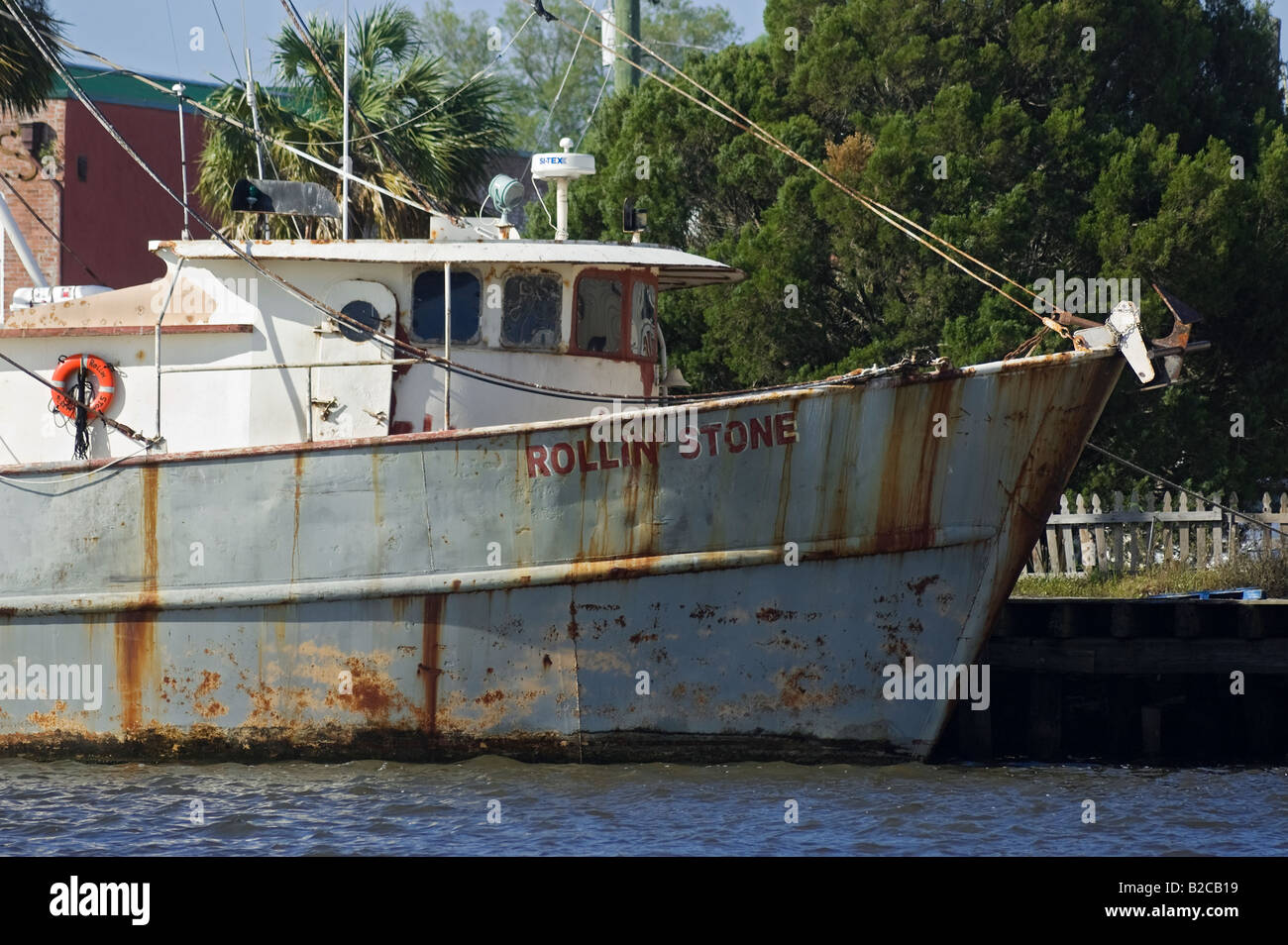 Old commercial fishing boat hi-res stock photography and images