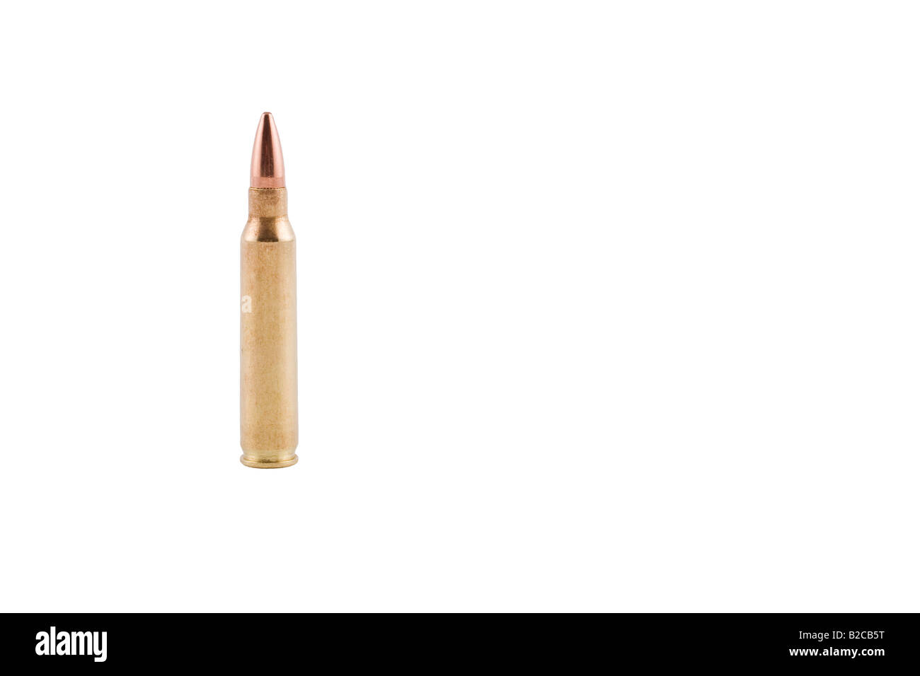 Rifle Bullet, Cutout Stock Photo