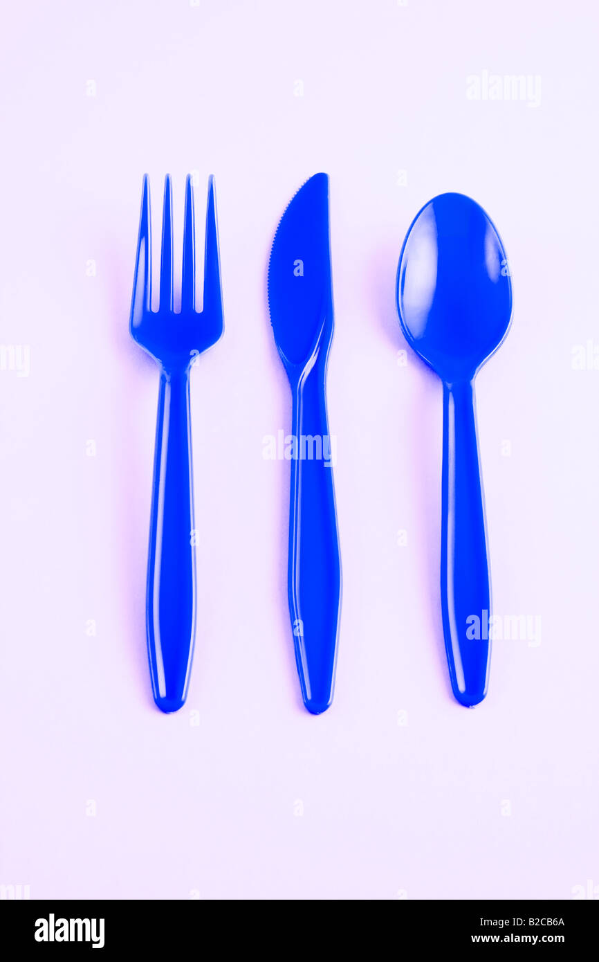 Plastic utensils hi-res stock photography and images - Alamy