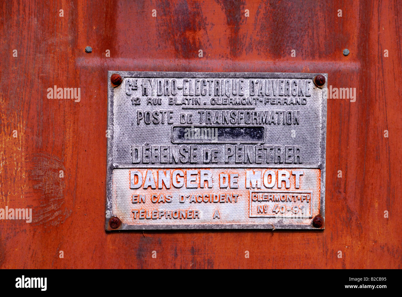 Danger De Mort High Resolution Stock Photography And Images Alamy