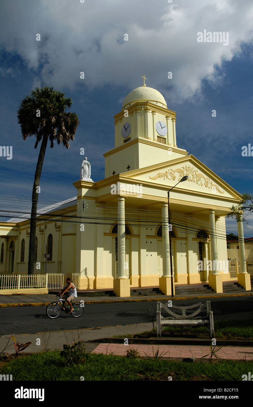 Carmen Church, Heredia, Costa Rica, Central America Stock Photo