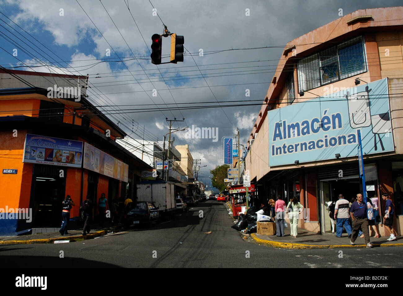 Heredia centre, Maseta Central, Heredia Province, Costa Rica, Central America Stock Photo
