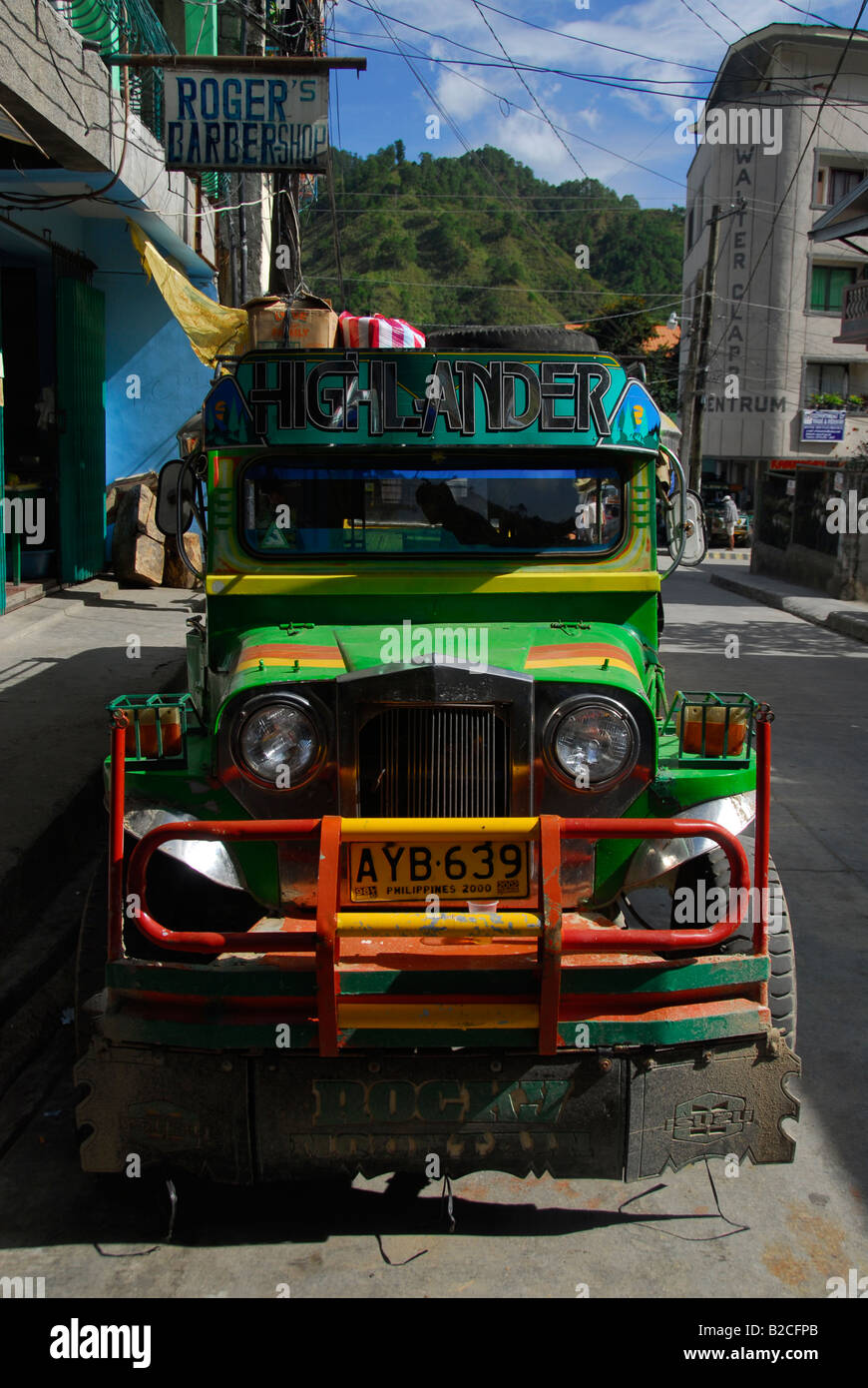 Jeepney in Bontoc, North Luzon, Philippines, Southeast Asia Stock Photo