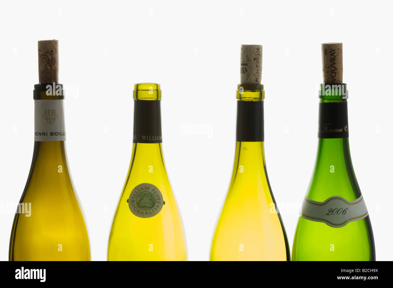 Selection of French fine wine bottles Stock Photo Alamy