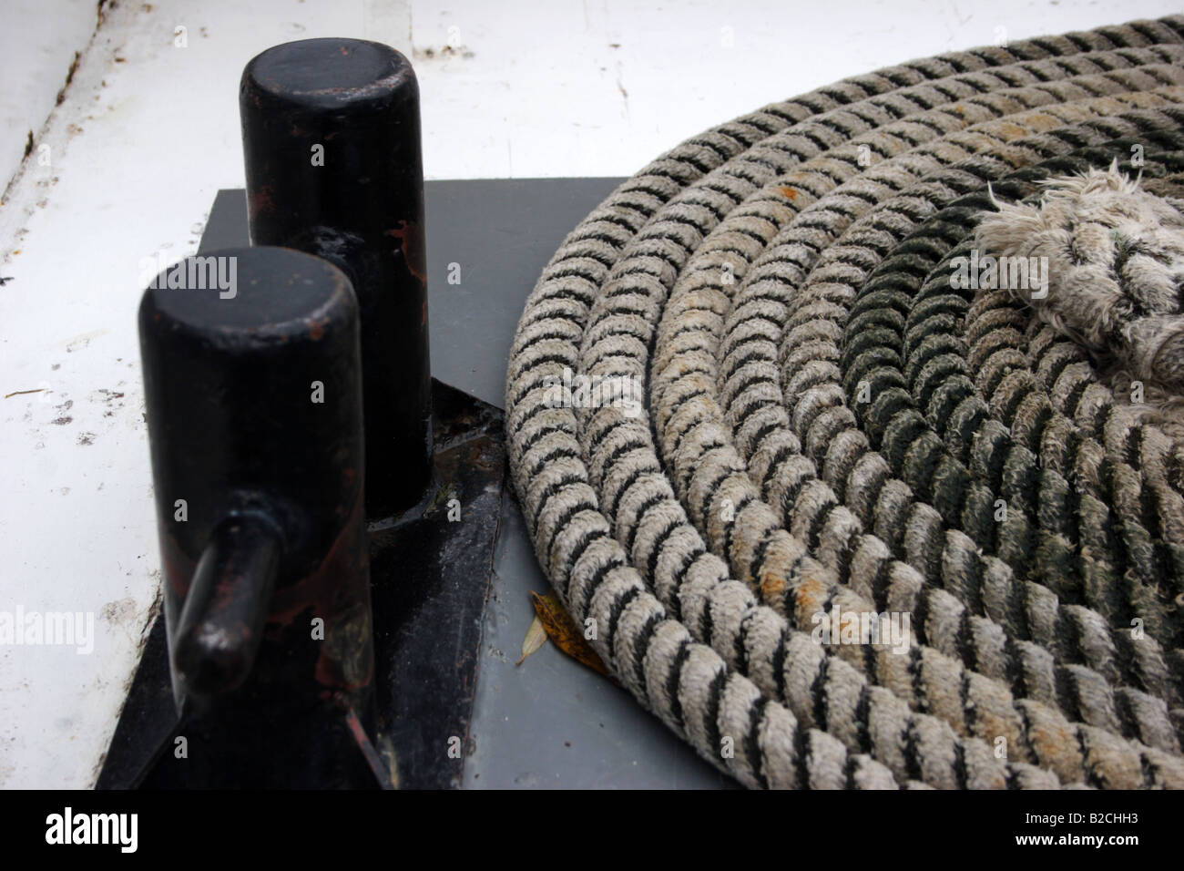 Boat ropes detail 1 Stock Photo Alamy