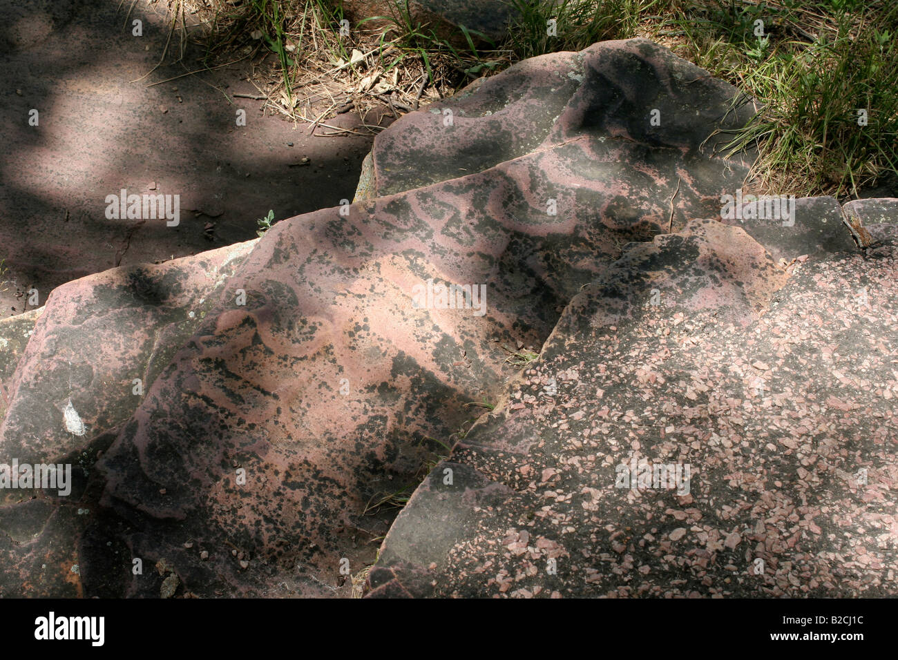 Ripple marks in quartzite Pipestone National Monument Stock Photo Alamy