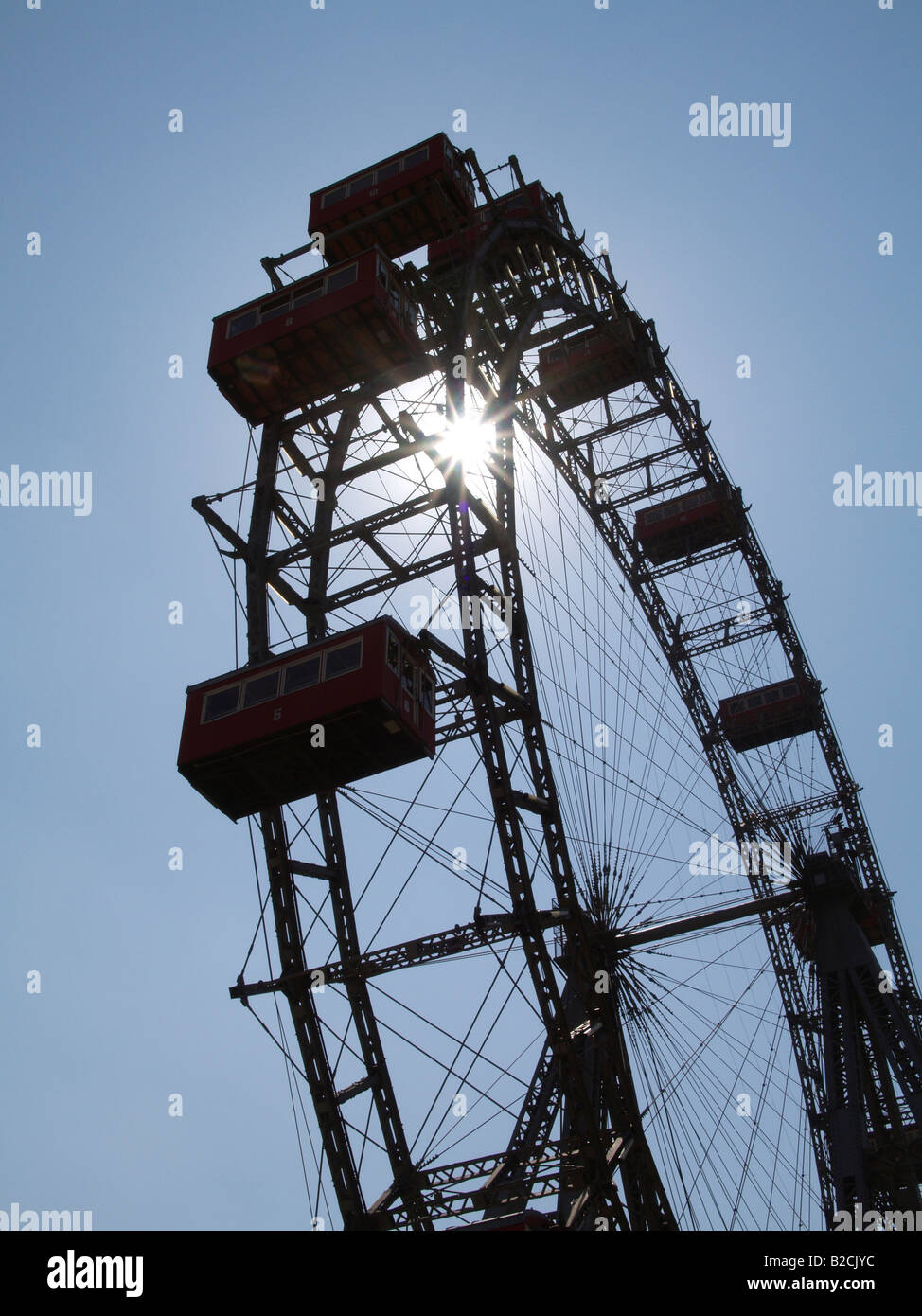 Vienna, Giant Ferry Wheel Stock Photo - Alamy