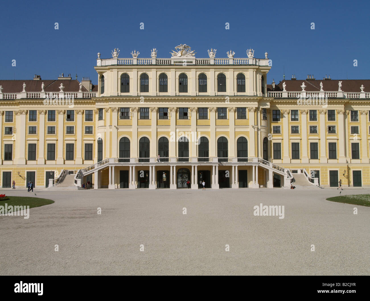 Vienna, Schoenbrunn castle Stock Photo - Alamy