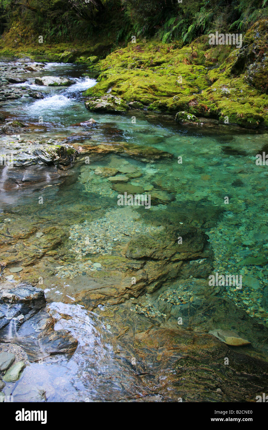 Stonney Rivers A clear stony river in the south island of New Zealand Stock Photo - Alamy