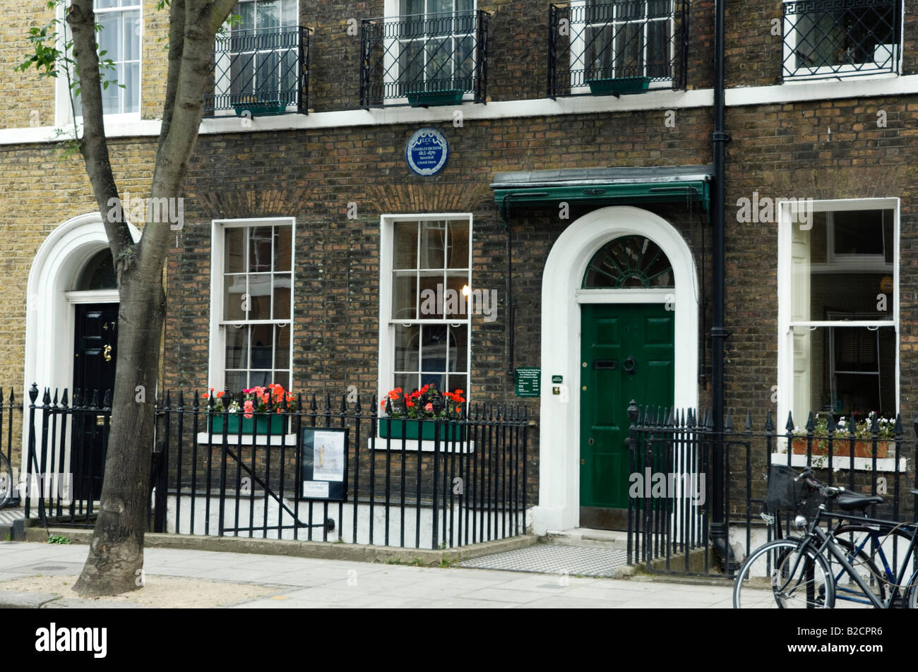 Charles Dickens house London Stock Photo