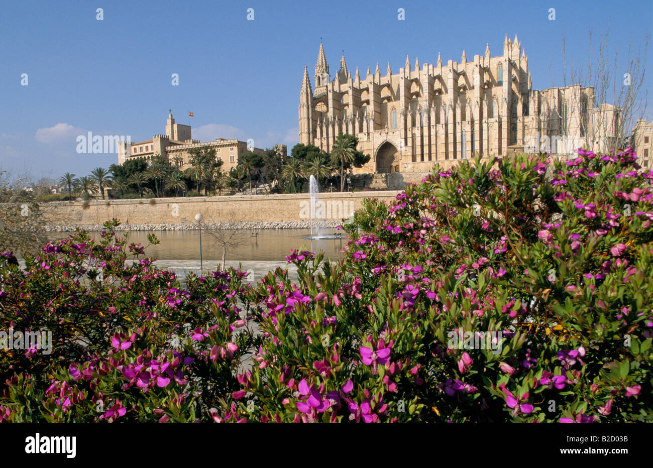 Palma Cathedral Balearic Islands, Mallorca Stock Photo