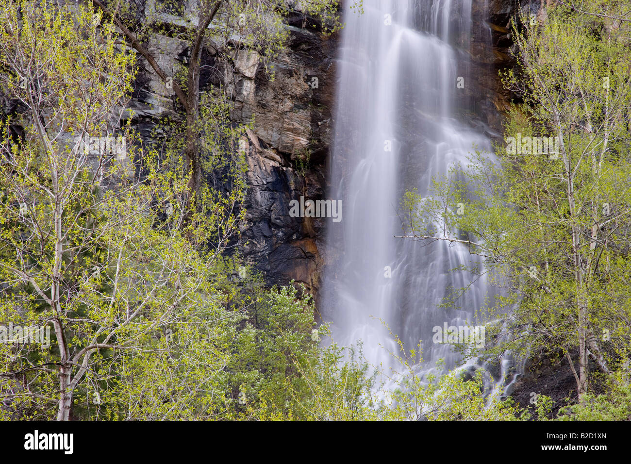 Bridal Veil Falls, Spearfish Canyon, Black Hills National Forest, South