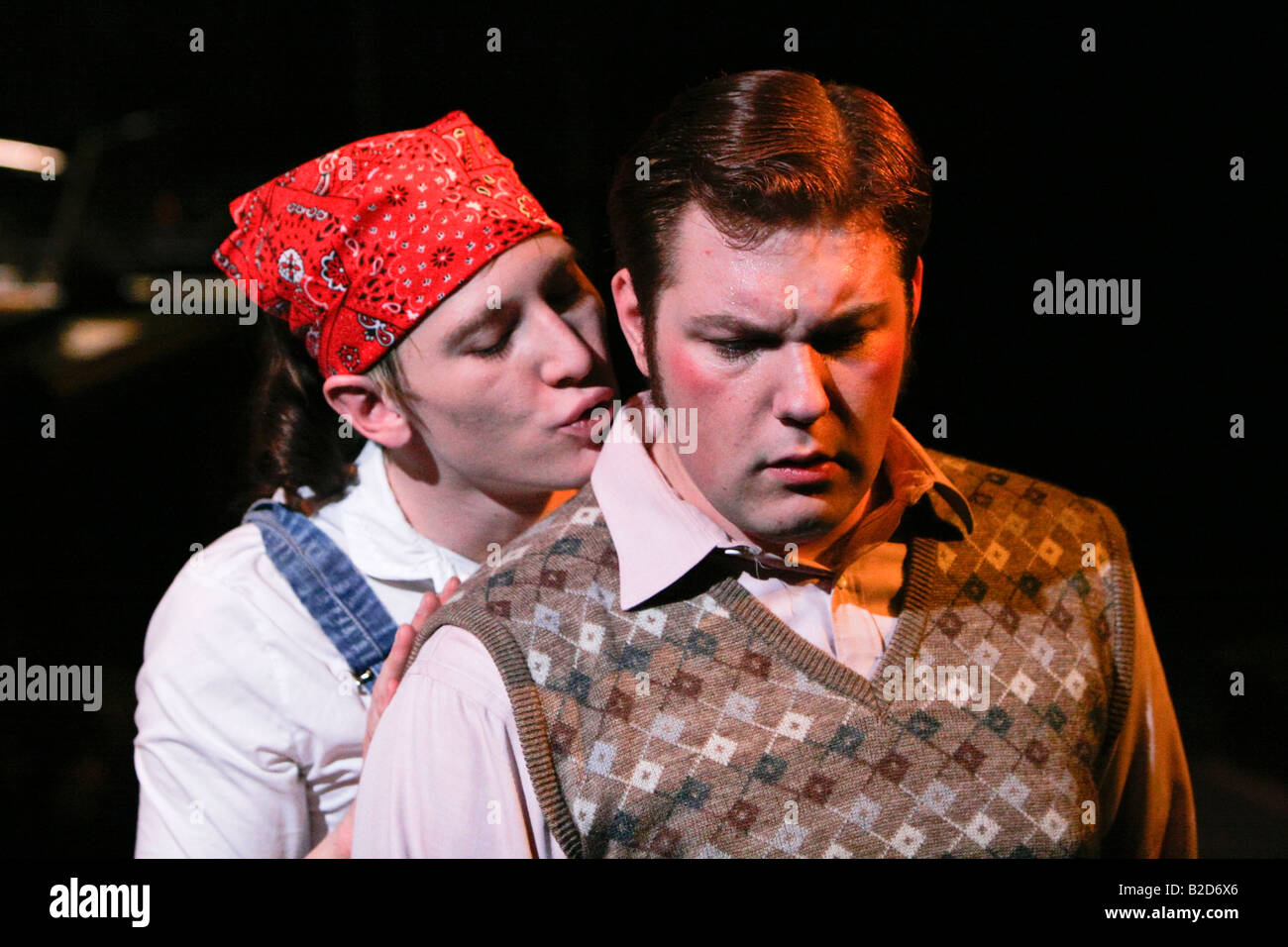 Dress rehearsal of a stage production Stock Photo Alamy