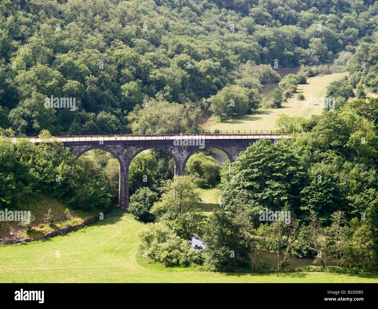 Monsal Head Viaduct Stock Photo