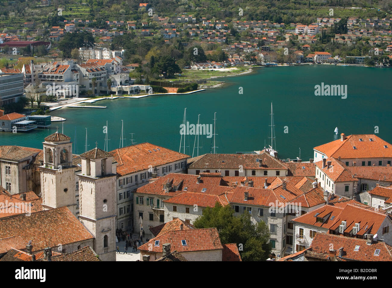 Kotor Montenegro UNESCO World Heritage Site Bay Of Kotor Stock kotor-montenegro-unesco-world-heritage-site-bay-of-kotor-stock