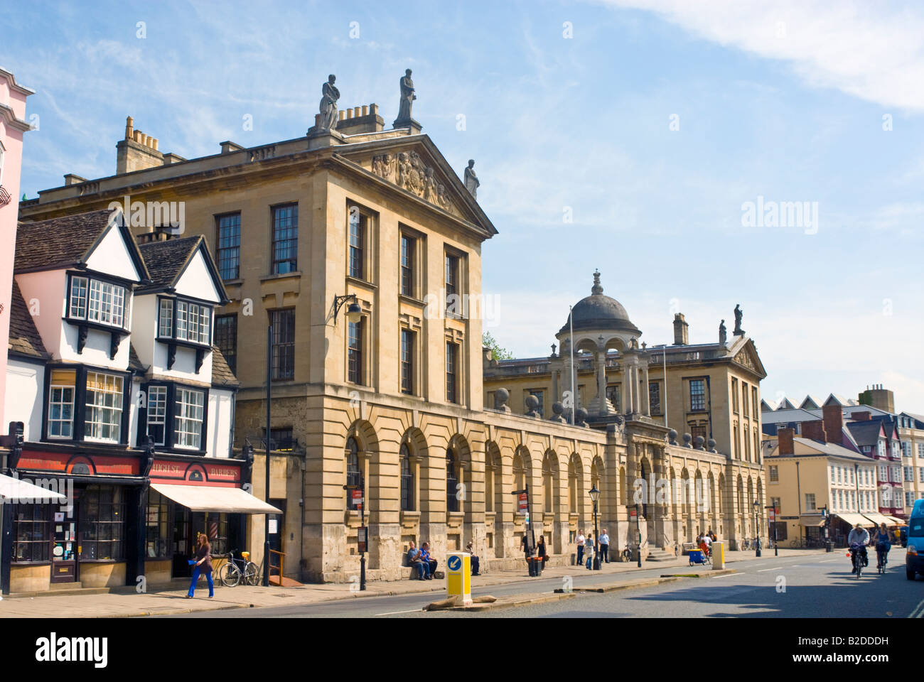 Queens College, Oxford, England Stock Photo