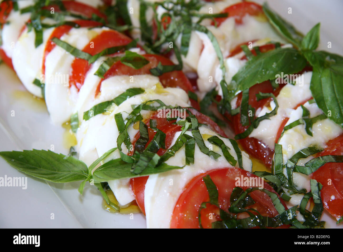 Tomato and Mozzarella Stock Photo - Alamy