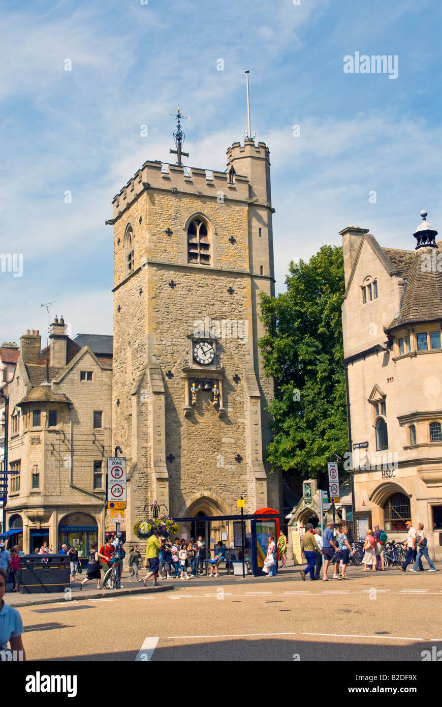 Carfax Tower, Oxford, England Stock Photo