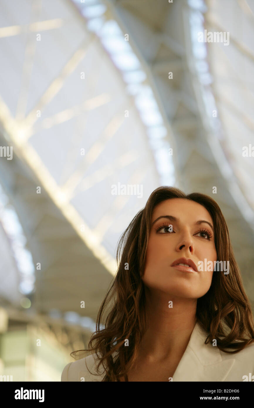 Young businesswoman in the airport Stock Photo - Alamy