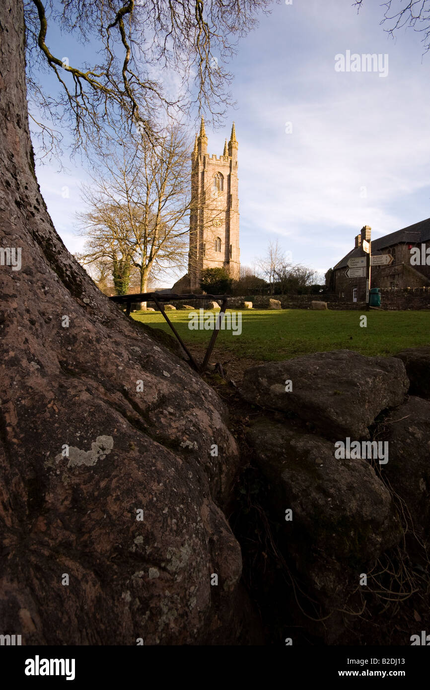 The church at in the Moor Stock Photo Alamy