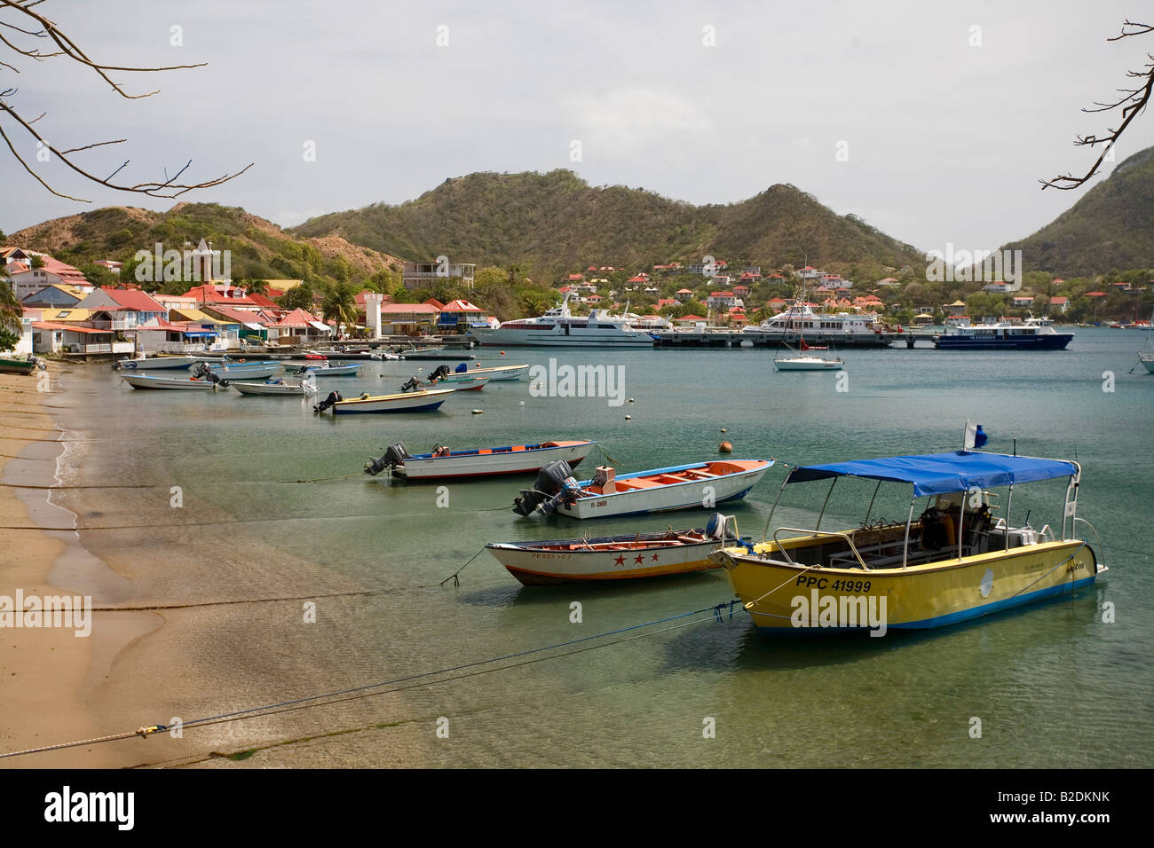 Les Saintes, Îles des Saintes, Guadeloupe, French Antilles, Caribbean Stock Photo