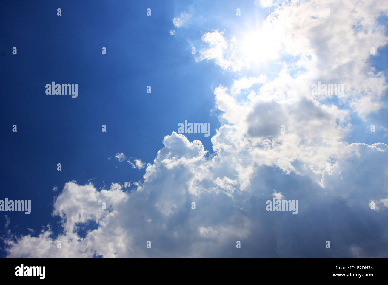 The sun shines behind the cloud hi-res stock photography and images - Alamy