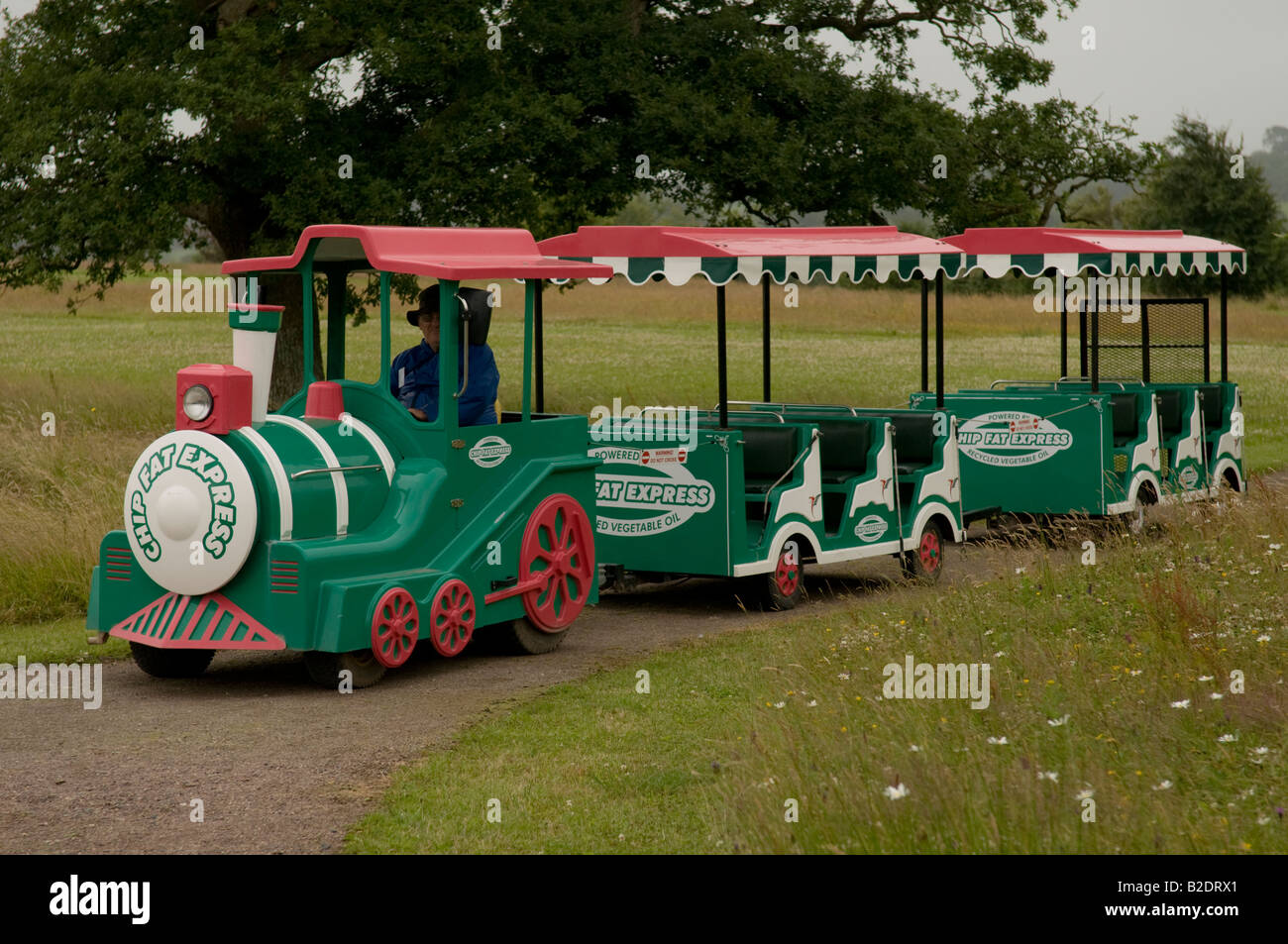 The Chip Fat express at the National Botanic Garden of wales powered by recycled vegetable oil, UK Stock Photo