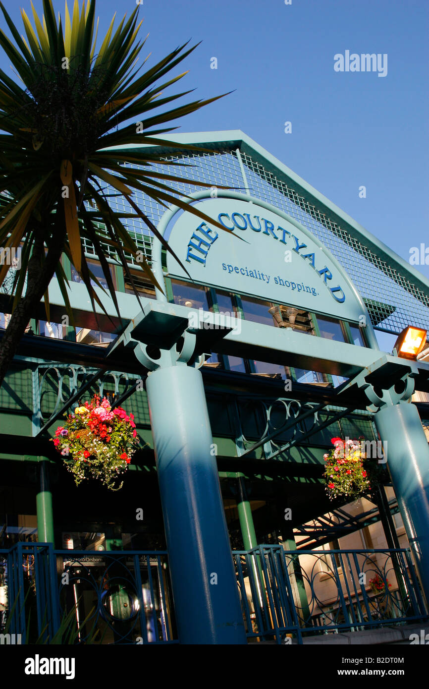 Shopping centre in the Cotswold town of Cheltenham, UK Stock Photo Alamy