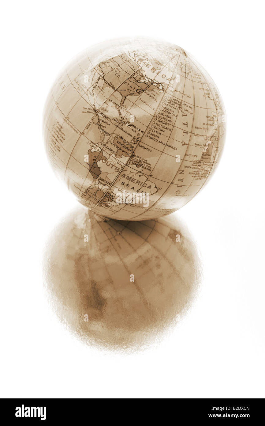 Map of globe of north america hi-res stock photography and images - Alamy