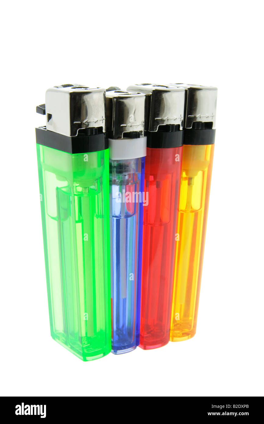 Cigarette Lighters Stock Photo - Alamy