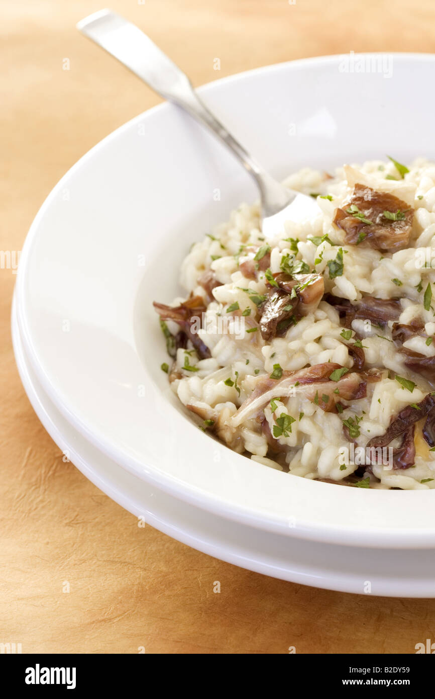 Swiss Risotto Risotto with Swiss Chard Stock Photo - Alamy