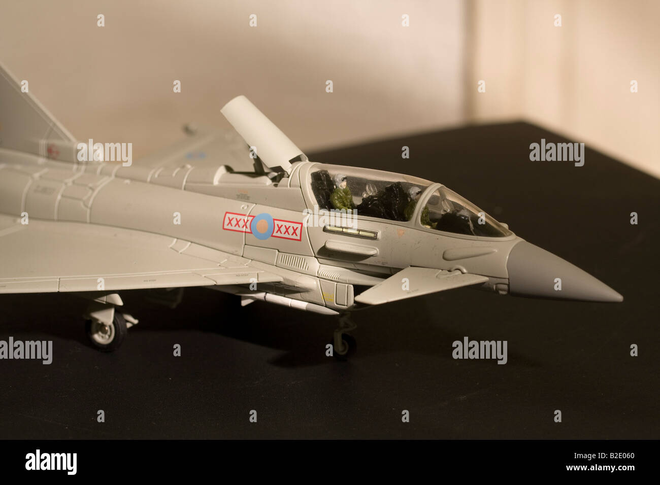 Eurofighter Typhoon model Stock Photo