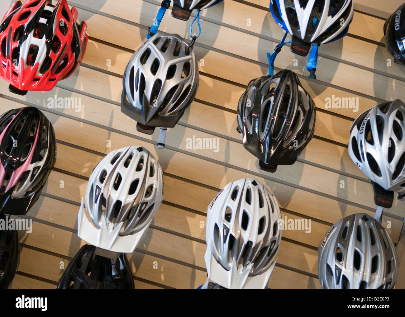 Bike helmet display sales