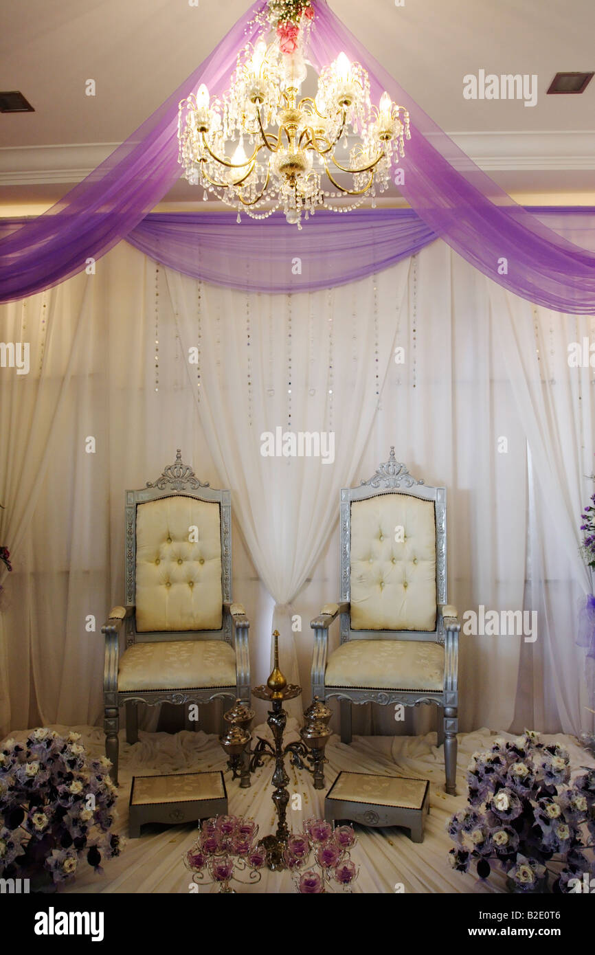 Traditional Malay Wedding Dais In Kuala Terengganu Malaysia