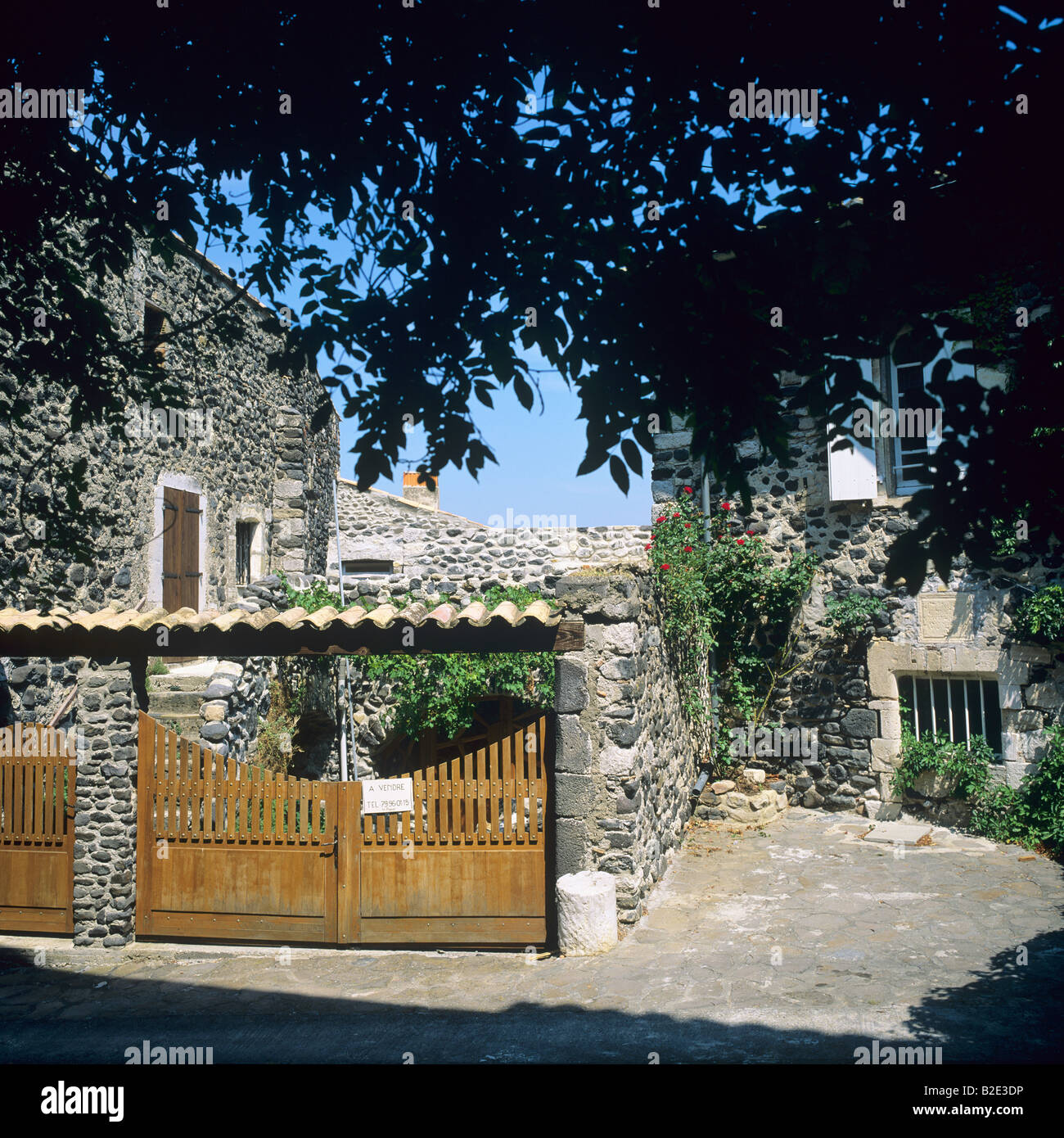 House for sale AlbalaRomaine village Ardèche France Europe Stock
